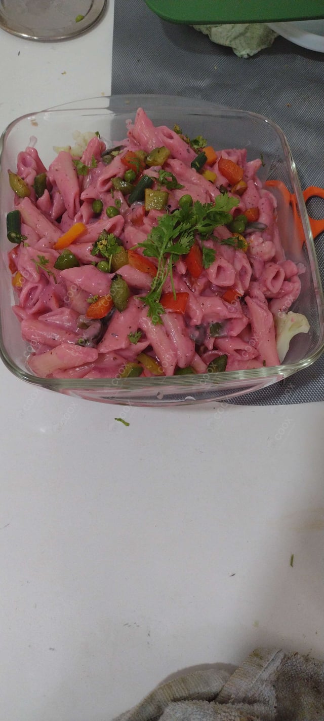 Tasty Pasta in Pink Sauce cooked by COOX chefs cooks during occasions parties events at home