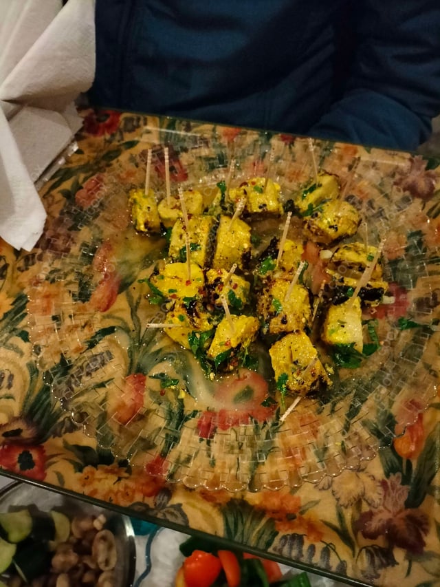 Tasty Paneer Tikka cooked by COOX chefs cooks during occasions parties events at home