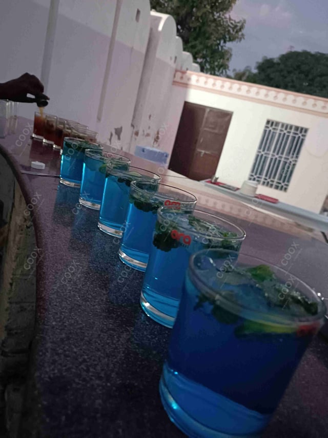 Tasty Blue Lagoon cooked by COOX chefs cooks during occasions parties events at home