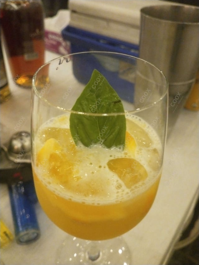 Delicious Whiskey Sour prepared by COOX