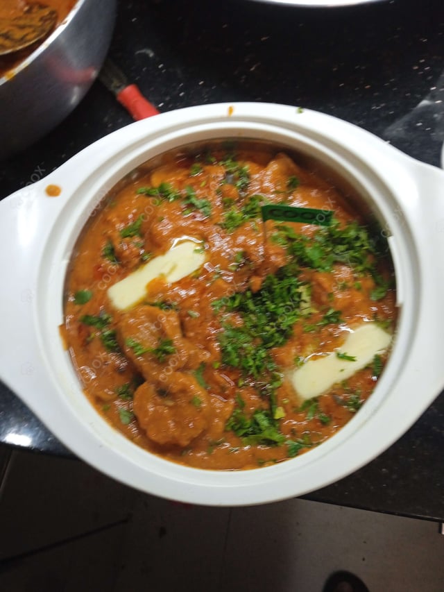 Tasty Soya Chaap (Gravy) cooked by COOX chefs cooks during occasions parties events at home