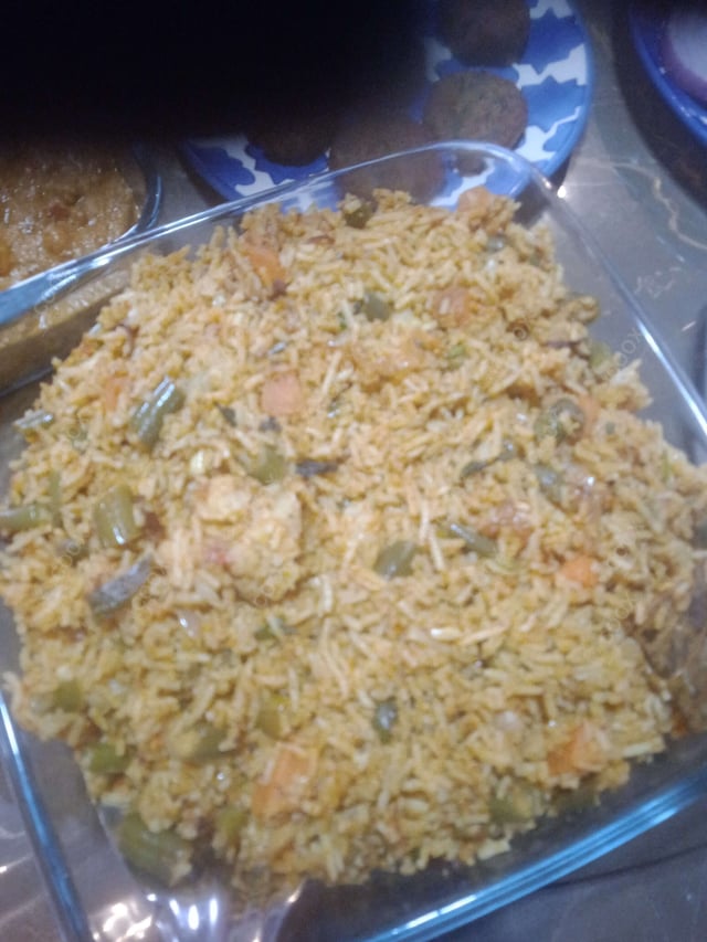 Delicious Veg Biryani prepared by COOX