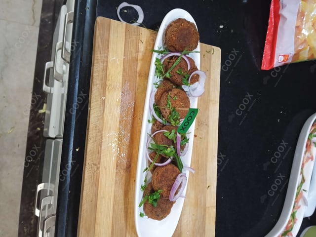 Tasty Veg Galouti Kebab cooked by COOX chefs cooks during occasions parties events at home