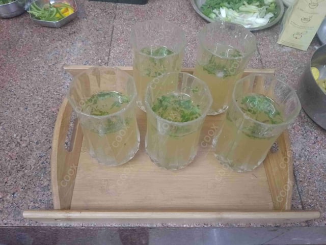 Tasty Jaljeera cooked by COOX chefs cooks during occasions parties events at home