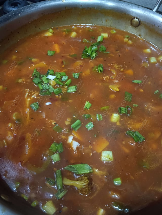 Delicious Mix Veg in Hot Garlic Sauce prepared by COOX