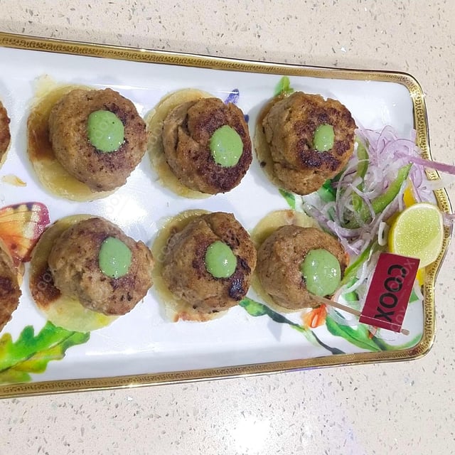 Tasty Mutton Galouti Kebab cooked by COOX chefs cooks during occasions parties events at home
