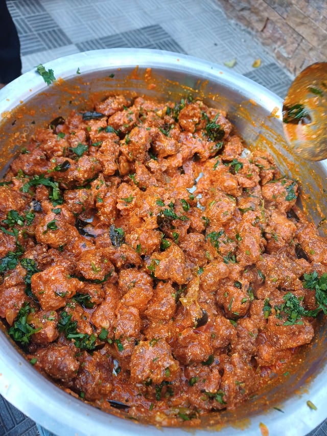 Tasty Chicken 65 cooked by COOX chefs cooks during occasions parties events at home