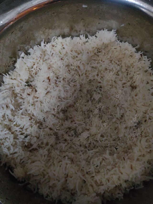 Delicious Jeera Rice prepared by COOX