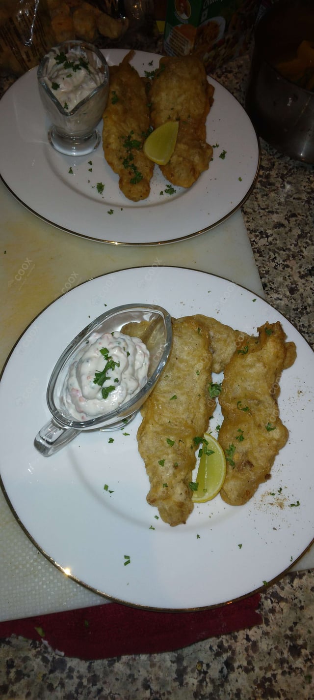 Delicious Fish Orly prepared by COOX