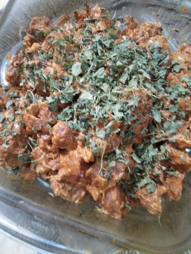 Tasty Mutton Tikka Boti cooked by COOX chefs cooks during occasions parties events at home