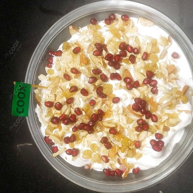 Tasty Fruit Cream cooked by COOX chefs cooks during occasions parties events at home