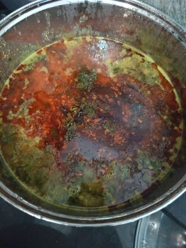 Tasty Palak Dal cooked by COOX chefs cooks during occasions parties events at home