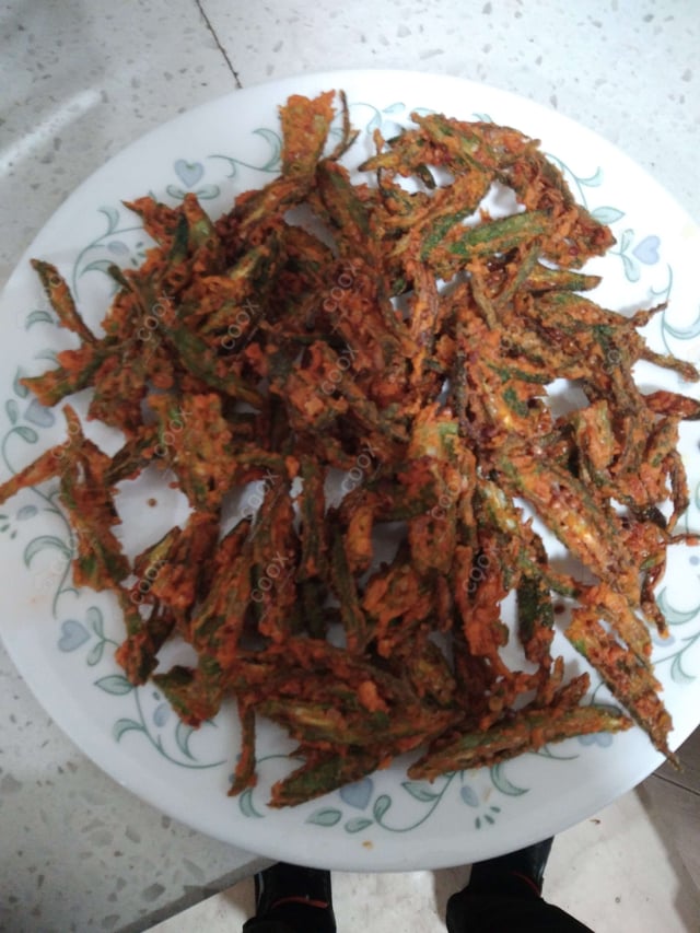 Delicious Kurkuri Bhindi prepared by COOX