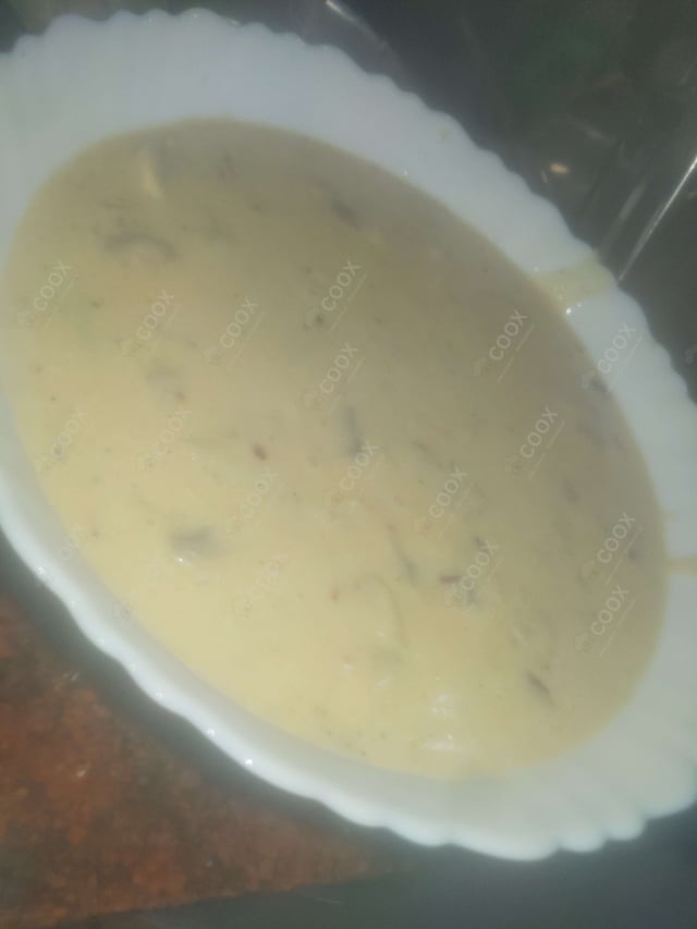Tasty Cream of Mushroom cooked by COOX chefs cooks during occasions parties events at home
