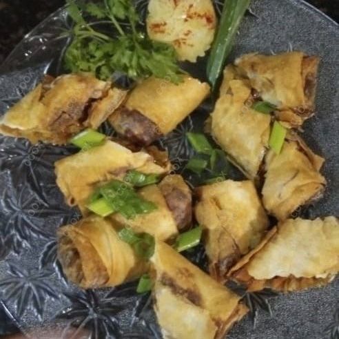Tasty Veg Spring Rolls cooked by COOX chefs cooks during occasions parties events at home