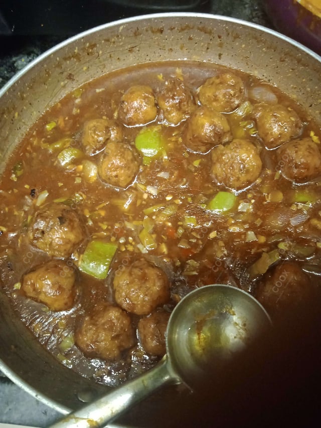 Delicious Veg Manchurian (Gravy) prepared by COOX