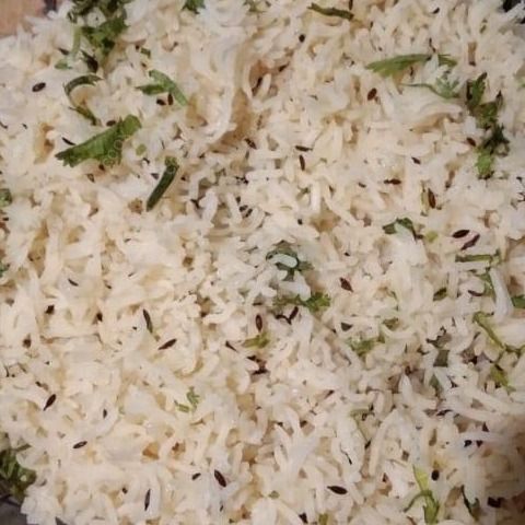 Tasty Jeera Rice cooked by COOX chefs cooks during occasions parties events at home