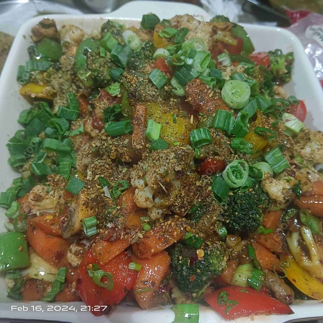 Tasty Vegetable Salt and Pepper cooked by COOX chefs cooks during occasions parties events at home