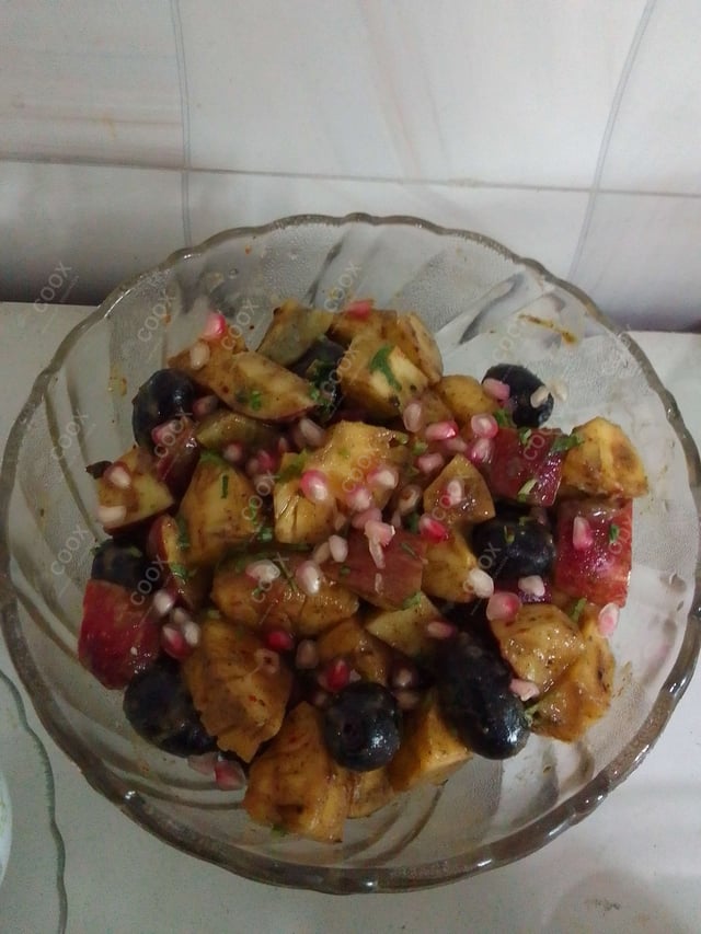 Tasty Fruit Chaat cooked by COOX chefs cooks during occasions parties events at home