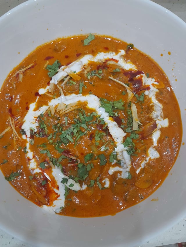 Tasty Mushroom do Pyaza cooked by COOX chefs cooks during occasions parties events at home