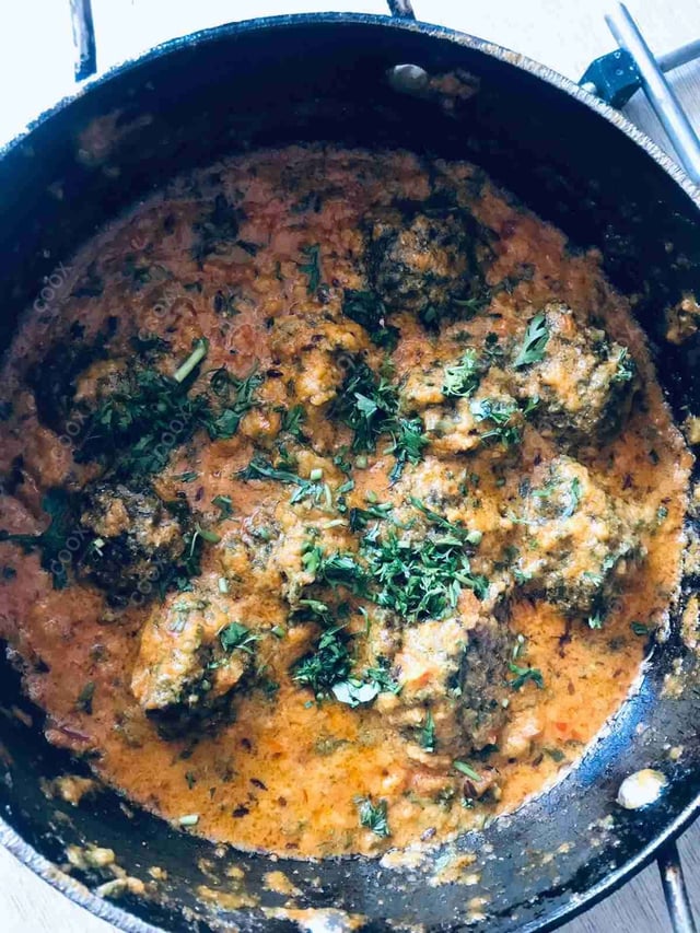 Tasty Palak Kofta cooked by COOX chefs cooks during occasions parties events at home