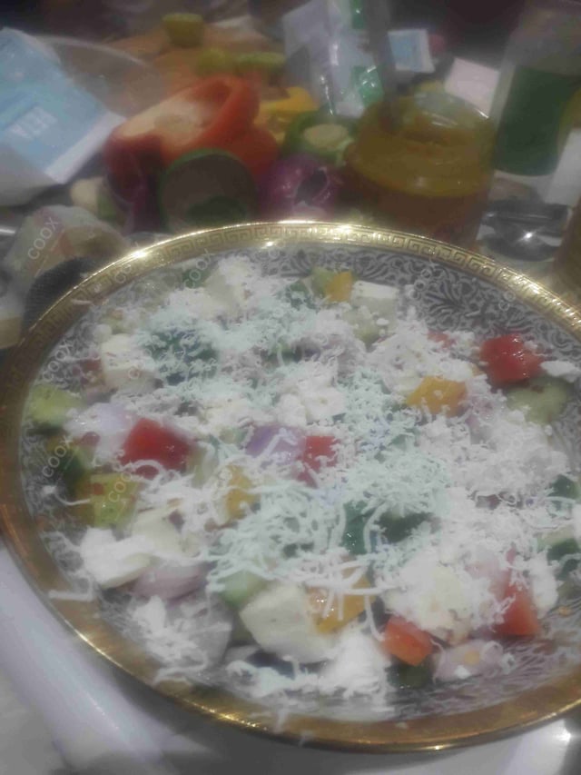 Tasty Greek Salad cooked by COOX chefs cooks during occasions parties events at home