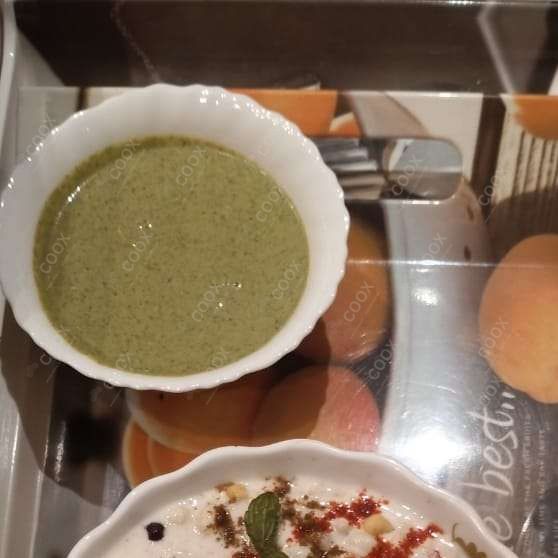 Tasty Green Chutney cooked by COOX chefs cooks during occasions parties events at home