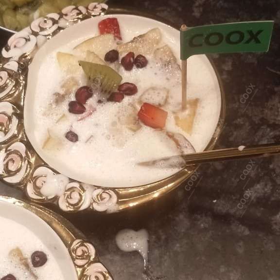 Tasty Fruit Cream cooked by COOX chefs cooks during occasions parties events at home