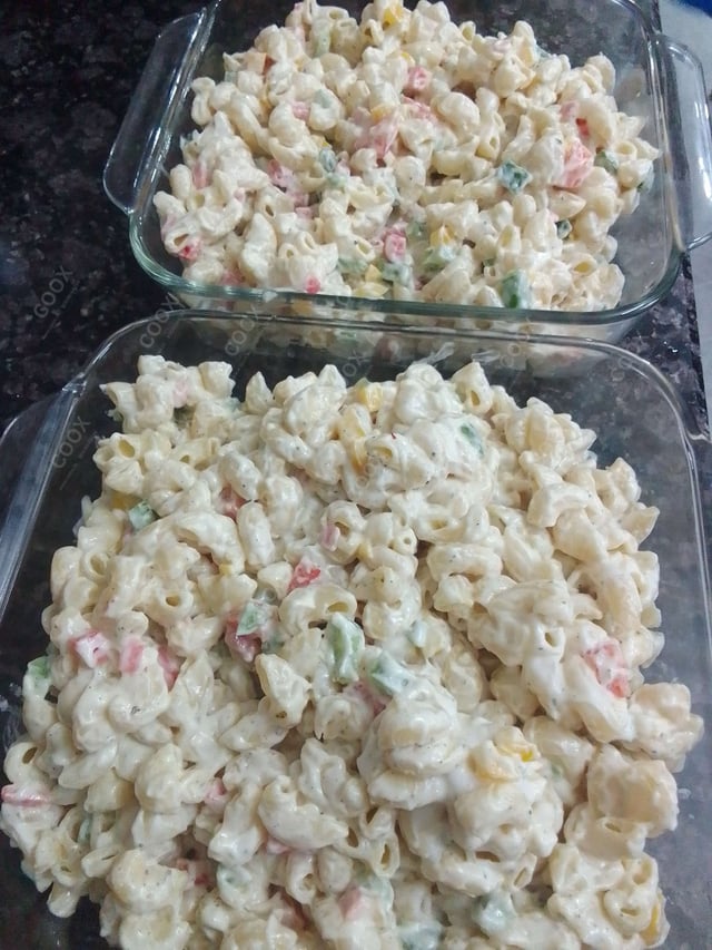 Tasty Macaroni Salad cooked by COOX chefs cooks during occasions parties events at home