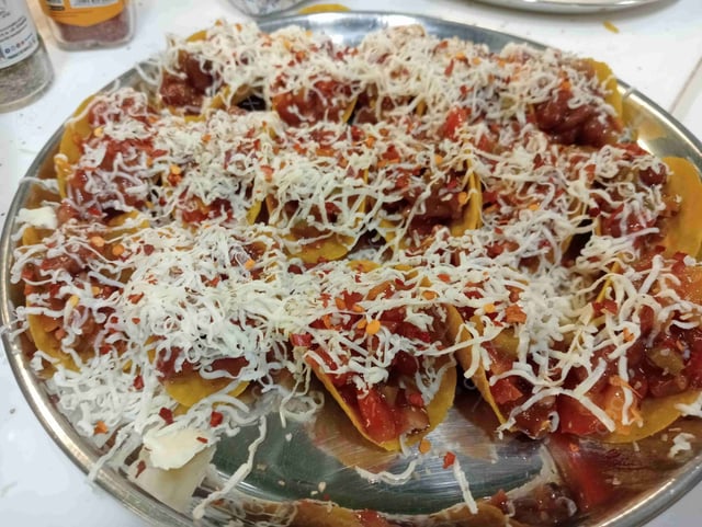 Tasty Veg Taco cooked by COOX chefs cooks during occasions parties events at home