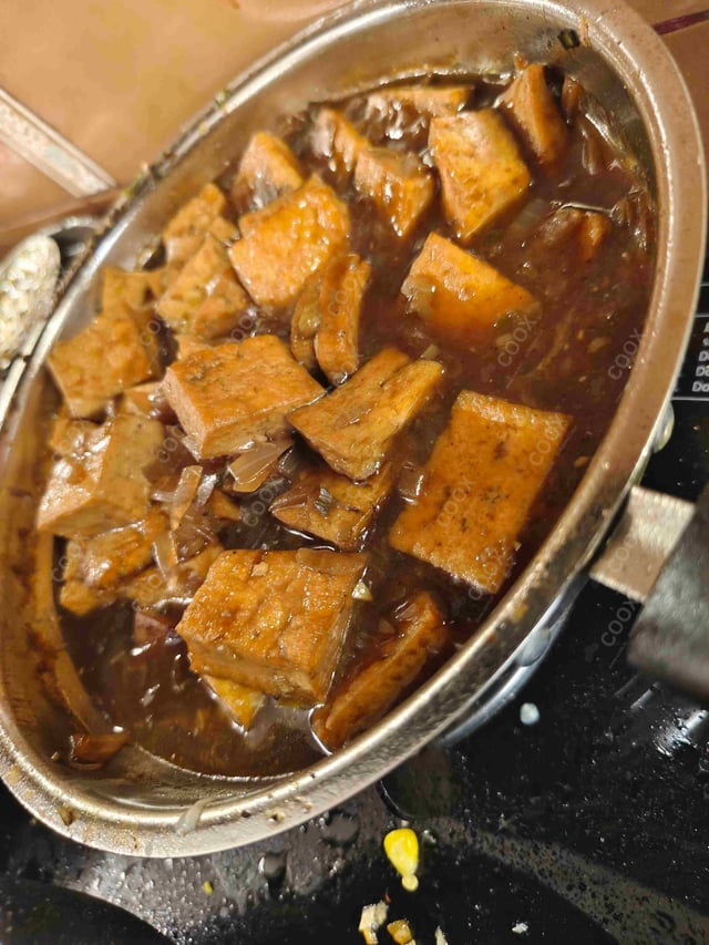 Tasty Tofu in Black Bean Sauce cooked by COOX chefs cooks during occasions parties events at home