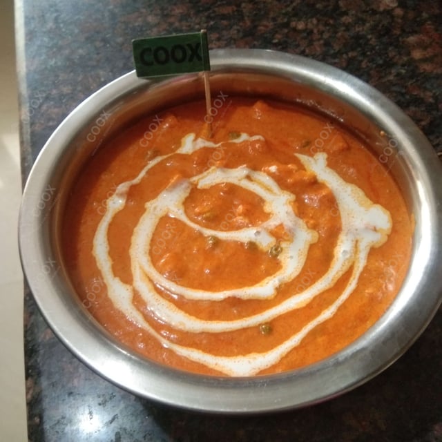 Tasty Matar Paneer cooked by COOX chefs cooks during occasions parties events at home