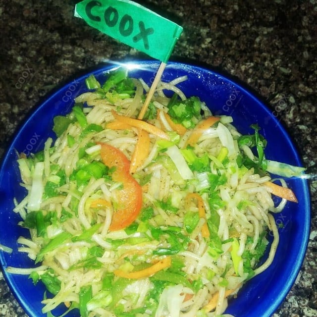 Tasty Veg Hakka Noodles cooked by COOX chefs cooks during occasions parties events at home