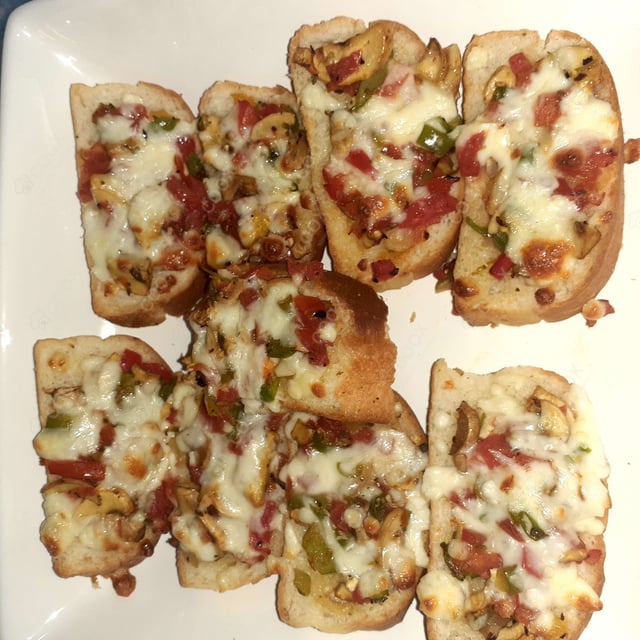Tasty Tomato Mushroom Bruschetta cooked by COOX chefs cooks during occasions parties events at home