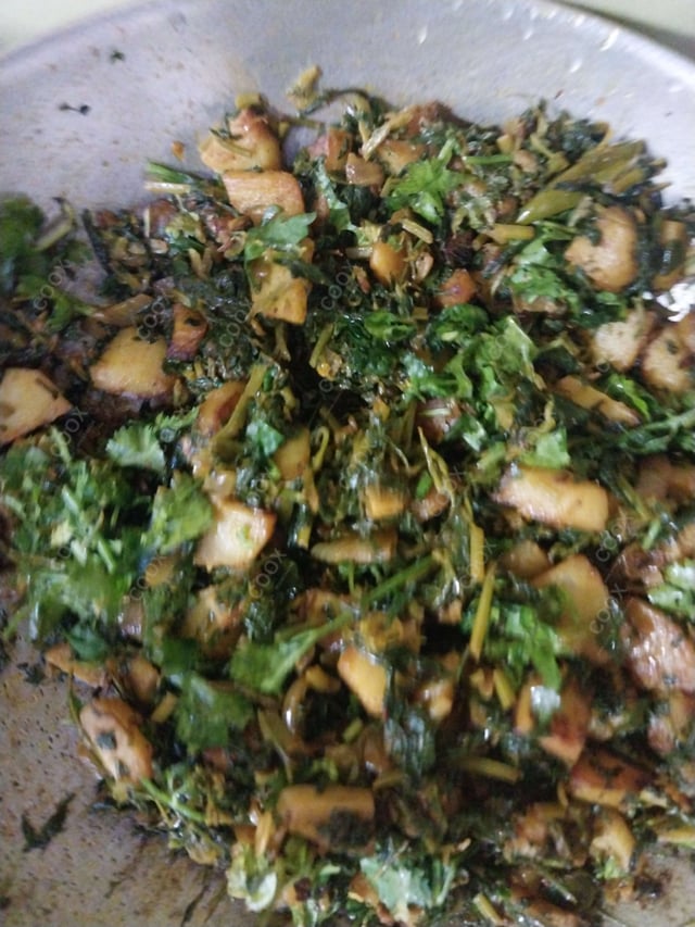 Tasty Aloo Methi cooked by COOX chefs cooks during occasions parties events at home