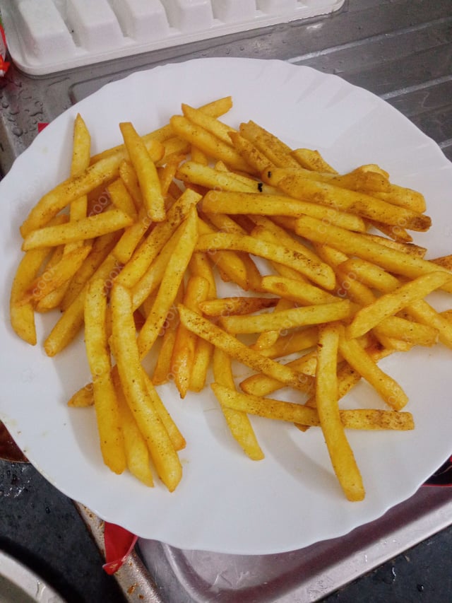 Tasty Peri Peri Fries cooked by COOX chefs cooks during occasions parties events at home