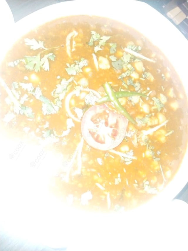 Tasty Chole cooked by COOX chefs cooks during occasions parties events at home