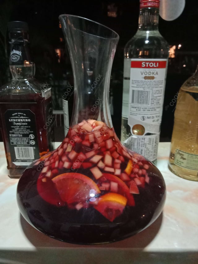 Tasty Red Wine Sangria  cooked by COOX chefs cooks during occasions parties events at home