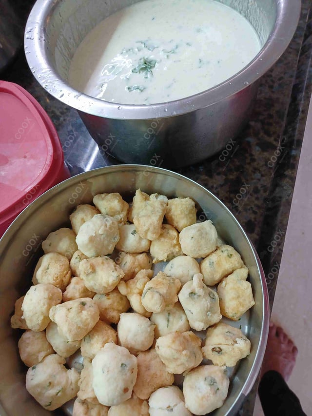 Tasty Dahi Vada cooked by COOX chefs cooks during occasions parties events at home