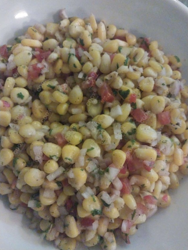 Delicious Corn Chaat prepared by COOX