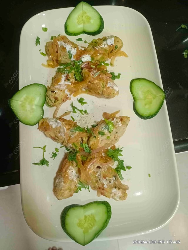 Delicious Chicken Seekh Kebab prepared by COOX