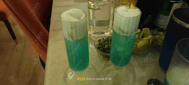 Tasty Blue Lagoon cooked by COOX chefs cooks during occasions parties events at home