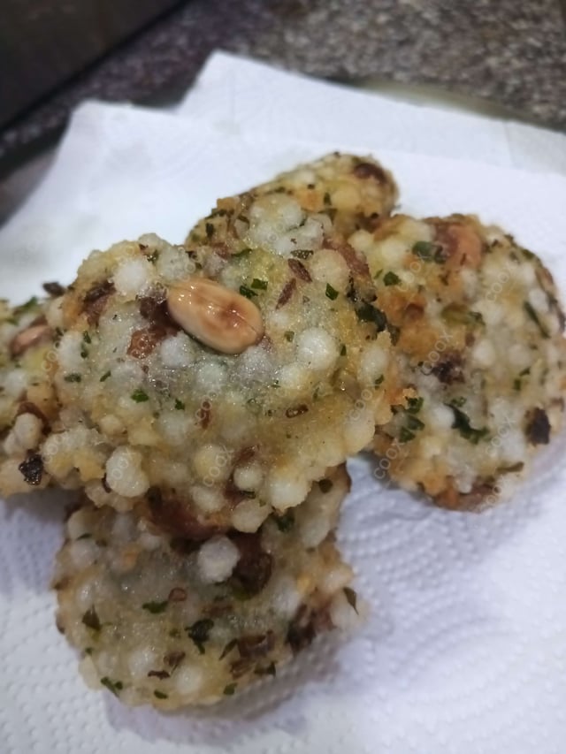 Tasty Sabudana Tikki cooked by COOX chefs cooks during occasions parties events at home