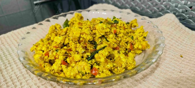 Tasty Paneer Bhurji cooked by COOX chefs cooks during occasions parties events at home