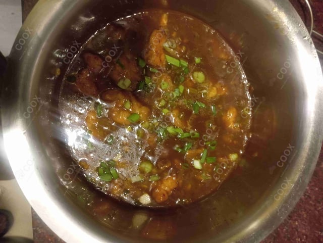 Tasty Chicken Manchurian (Gravy) cooked by COOX chefs cooks during occasions parties events at home