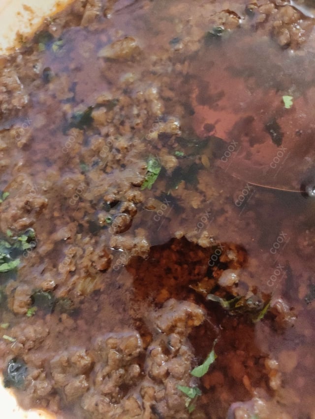 Tasty Mutton Keema cooked by COOX chefs cooks during occasions parties events at home