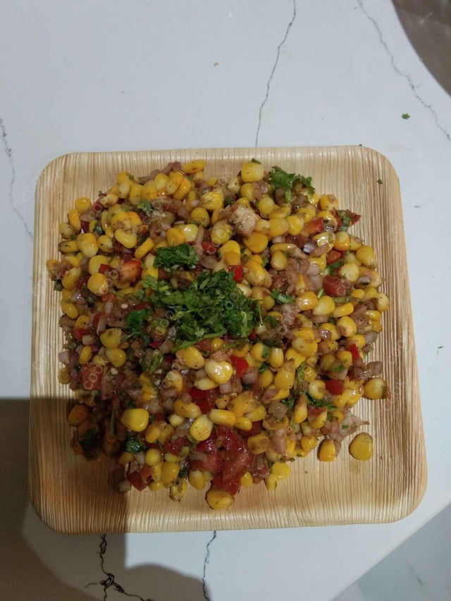 Delicious Corn Chaat prepared by COOX
