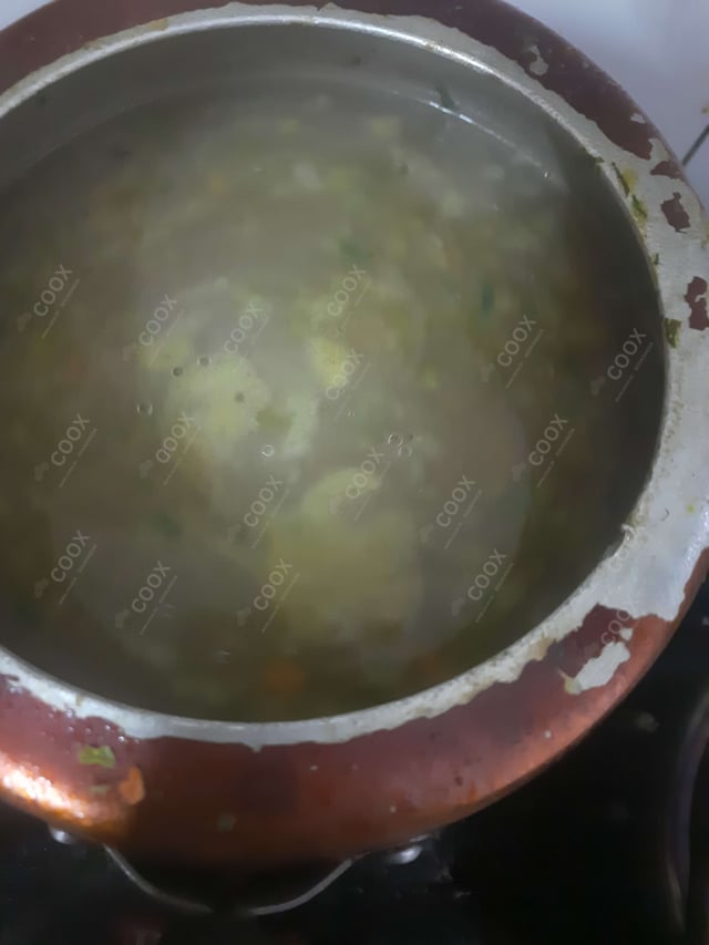 Tasty Lemon Coriander Soup cooked by COOX chefs cooks during occasions parties events at home