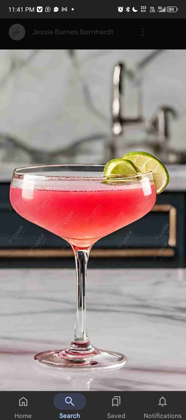 Tasty Gimlet cooked by COOX chefs cooks during occasions parties events at home