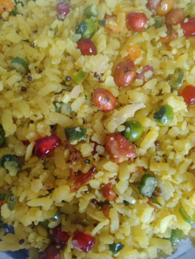 Tasty Poha cooked by COOX chefs cooks during occasions parties events at home